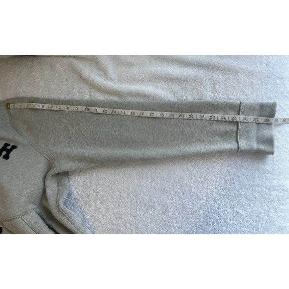 Abercrombie & Fitch Retro Y2k Muscle fit Sherpa Lined heavyweight Hoodie Sz XL - Picture 12 of 13